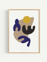 Kunstposter im A4 Format- abstrakte Illustration