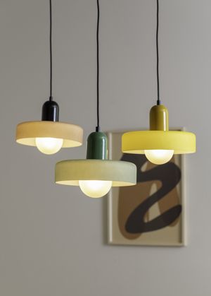 Glasleuchten im Retrolook