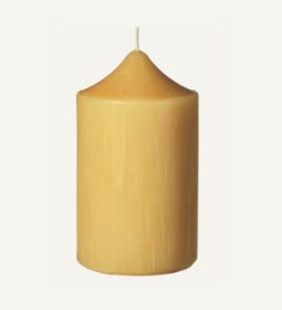 Stumperkerze aus Bienenwachs