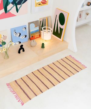 Badematte aus 100% Baumwolle recycelt