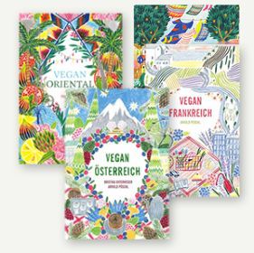 Vegane Kost, aufregend, elegant, sympathisch und einfach