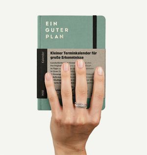 Mini Terminkalender 2026 mit Achtsamkeitstipps in verschiedenen Farben erhältlich