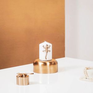 Vergoldeten Kerzenstecker in Salamanderform