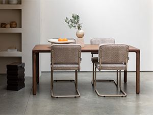 Esstisch Esche - mit abgerundeten Ecken 160cm