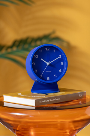 Retro Wecker in Cobaldblau