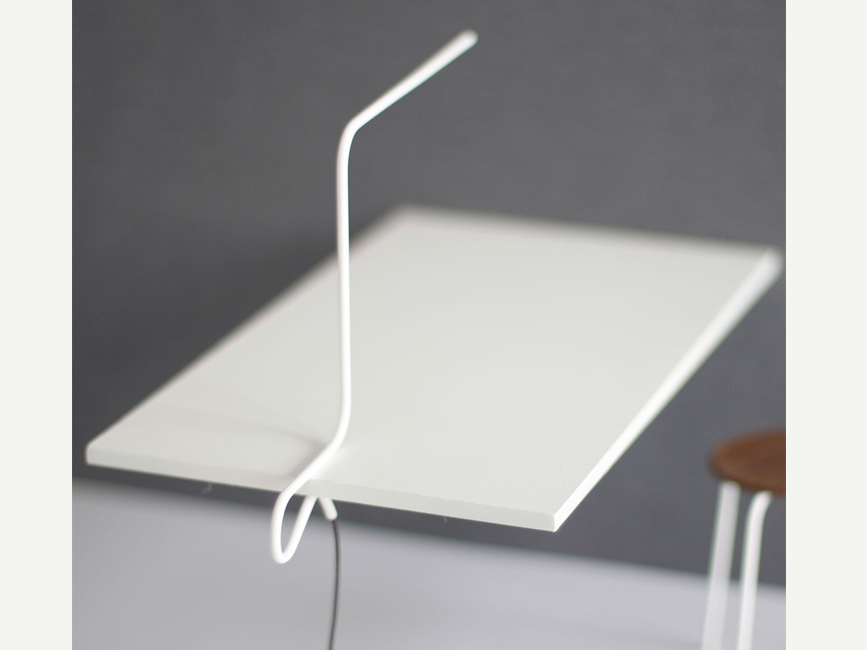 Klemmleuchte mit Textilkabel/ LED Tischlampe