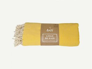 Hammam-Tuch in Gelb aus 100% Baumwolle
