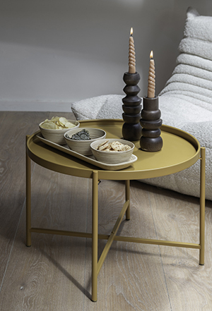 Beistelltisch aus Metall beschichtet