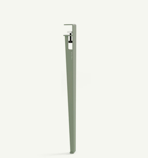 Tischbein 75cm hoch, aus pulverbeschichteten Metall in mehreren Farben erhältlich