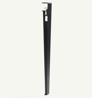 Tischbein 90cm hoch, aus pulverbeschichteten Stahl in mehreren Farben erhältlich