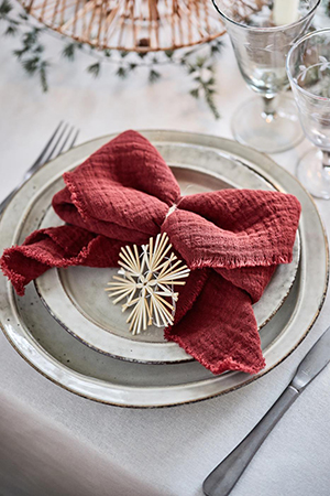 Strohsterne für die Tischdeko oder als Christbaumschmuck