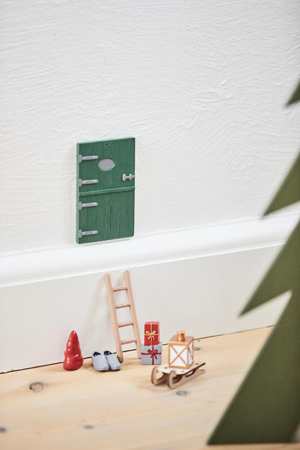 Wichteltür - mehrteiliges Set aus Keramik